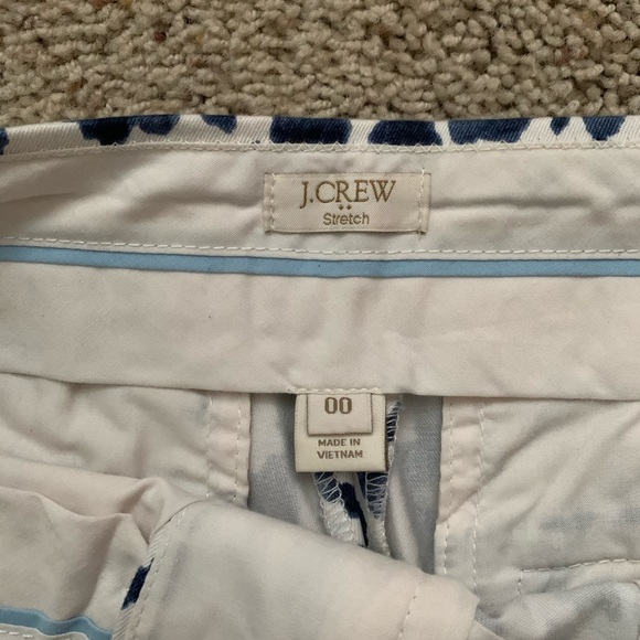 J CREW LEOPARD PRINT CHINO 3” INSEAM SIZE 00 - Picture 4 of 4